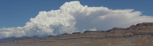Thunderstorms over the Book Cliffs